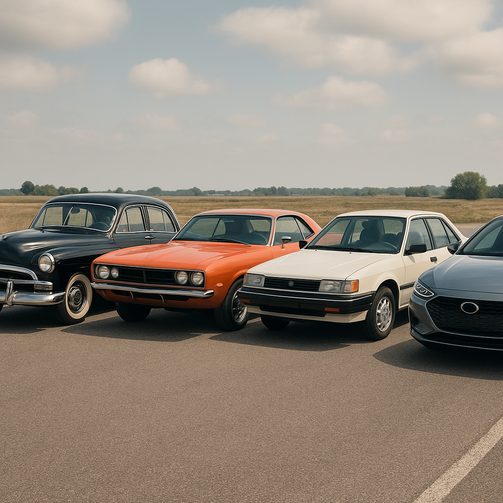 Ewolucja designu motoryzacyjnego na przestrzeni dekad