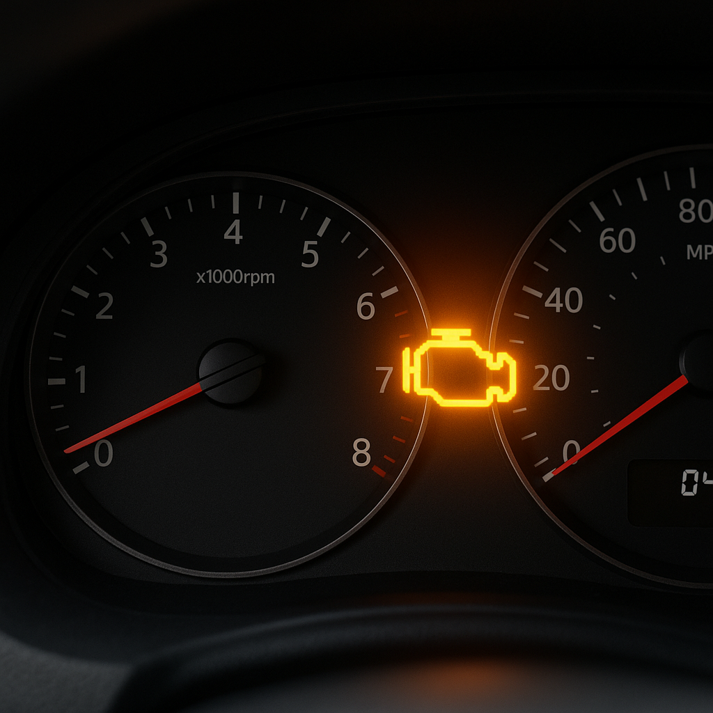 Co robić, gdy zapali się kontrolka „check engine”