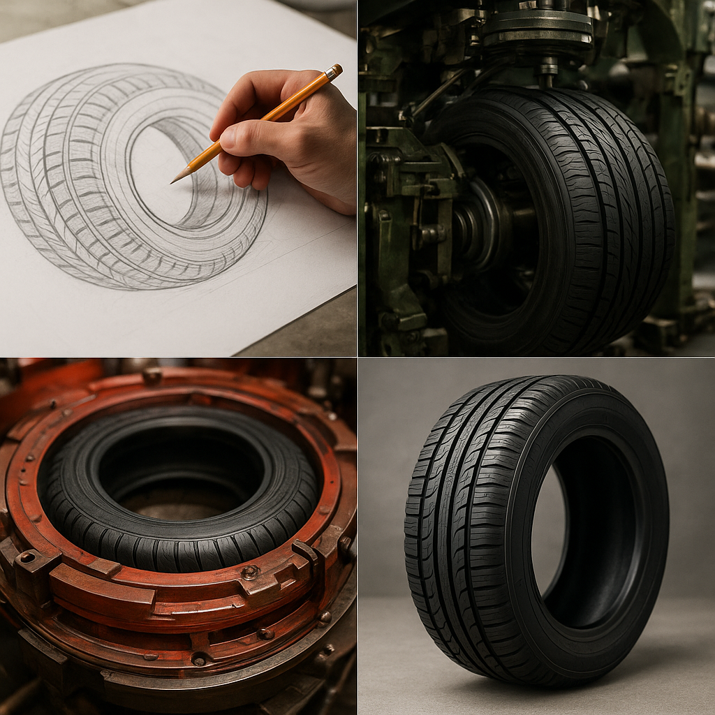 Jak powstaje opona – od projektu do gotowego produktu