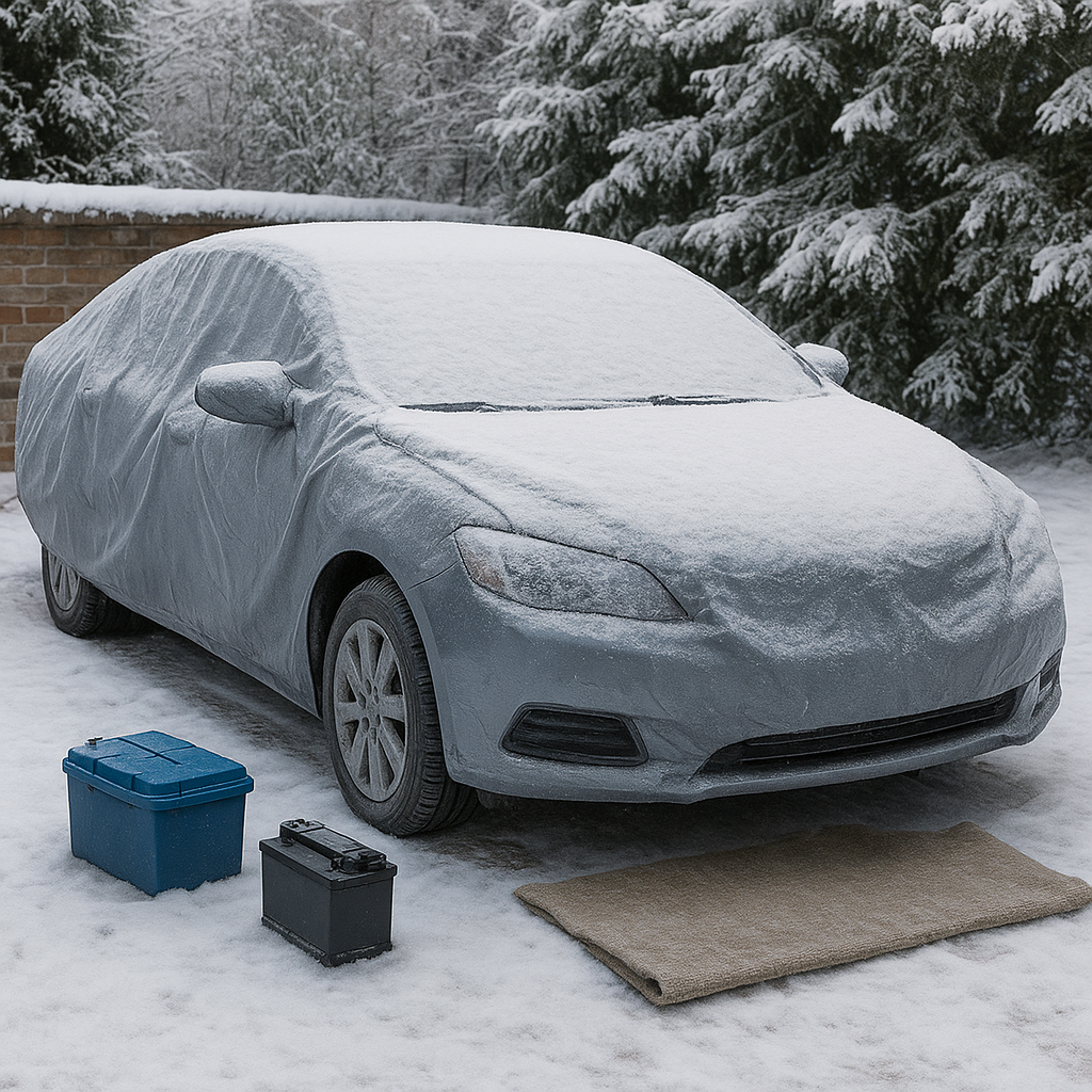 Jak prawidłowo przechowywać samochód zimą