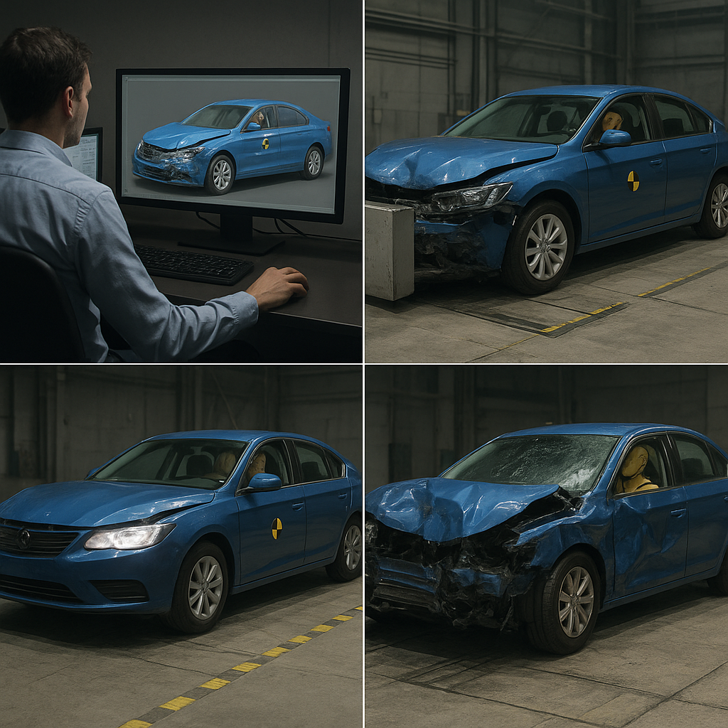 Jak wygląda proces crash testów – od symulacji po zniszczenie