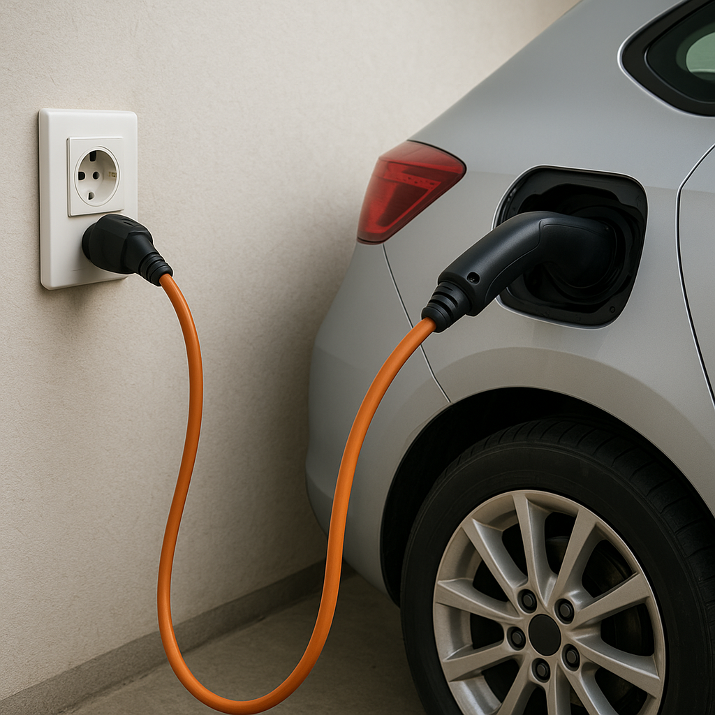 Czy można ładować samochód elektryczny zwykłym gniazdkiem?