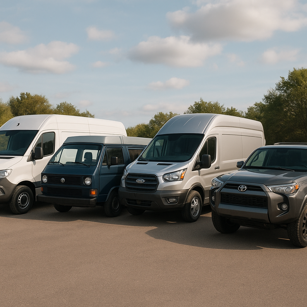 Jakie samochody najlepiej nadają się do kampera lub przeróbki vanlife