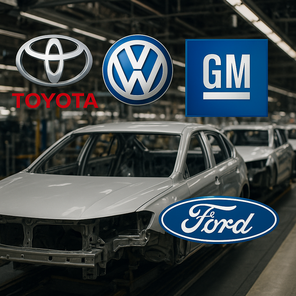 Największe koncerny motoryzacyjne świata – kto naprawdę rządzi rynkiem
